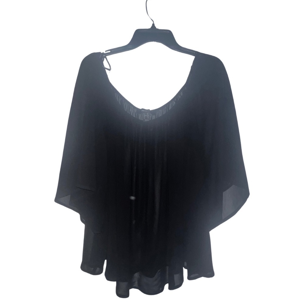 Forever 21 Sheer Black Blouse